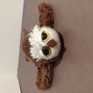 Caltoy Owl Hand Puppet Big Eyed Brown White
